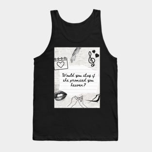 Rhiannon Song Lyrics Print Tank Top